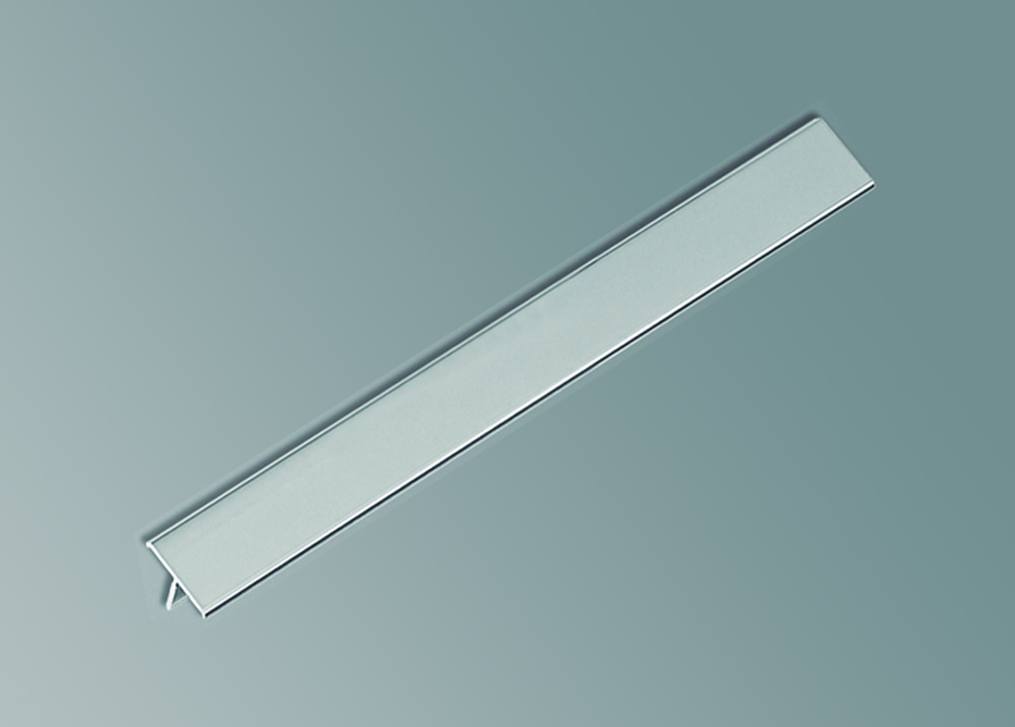 Perfil Aluminio T 20 mm Plata Pulido 2,5 ML (Unidad)